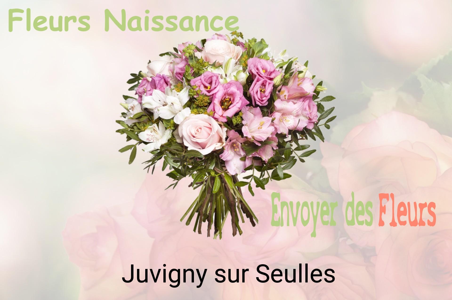 Bouquet de fleurs de naissance livré à Juvigny-sur-Seulles